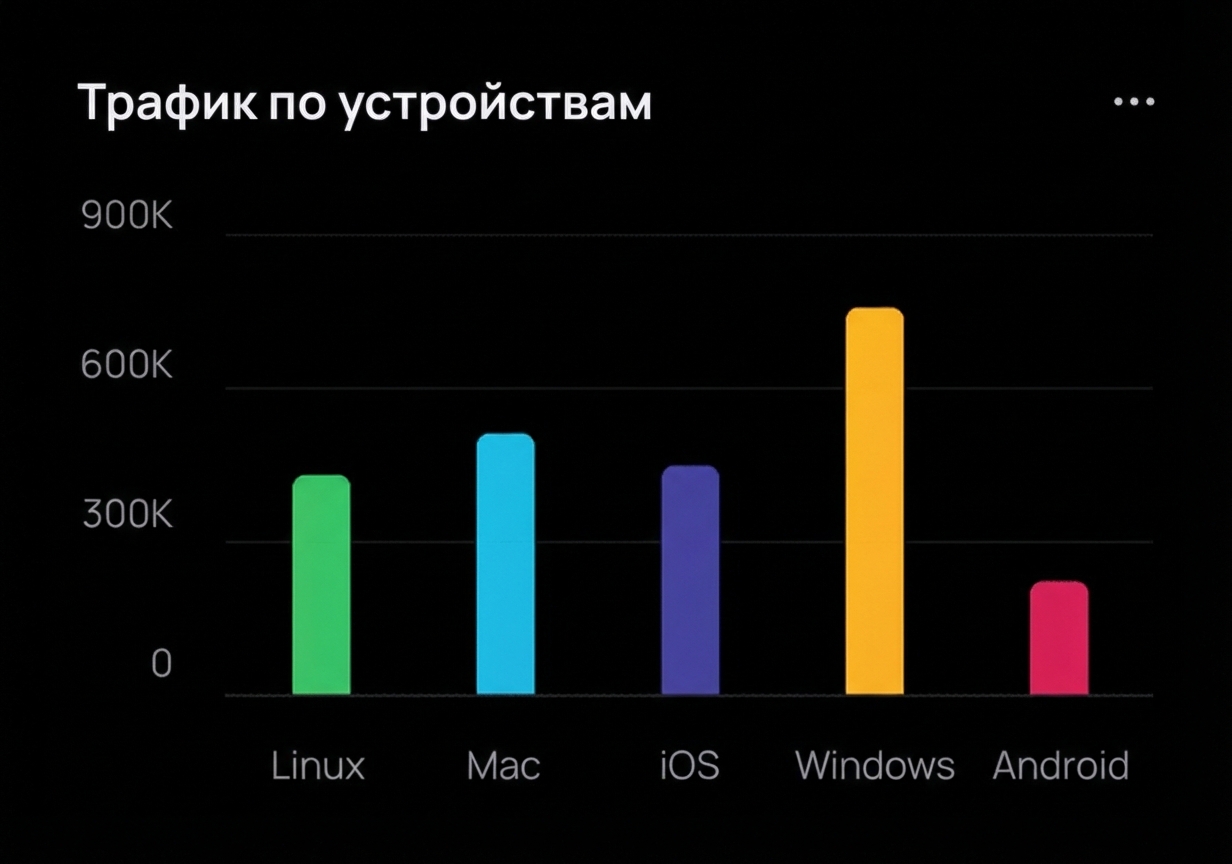 Traffic bar chart